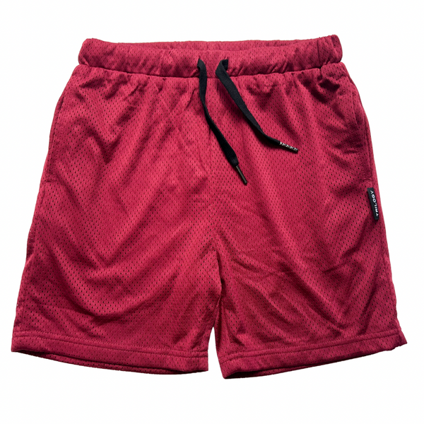 MAROON GYM SHORTS