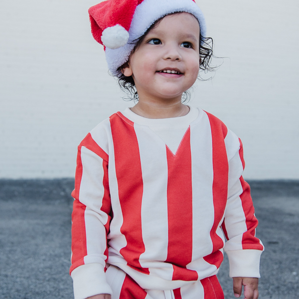 BOLD STRIPED PULLOVER