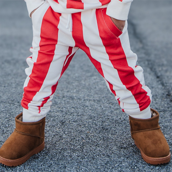 BOLD STRIPED JOGGERS