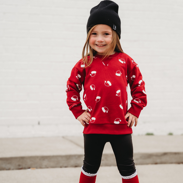 SANTA HAT PULLOVER